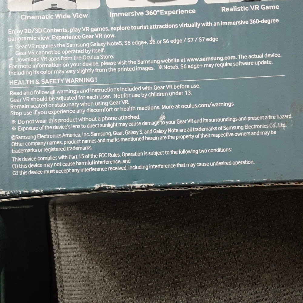 Samsung gear vr oculus